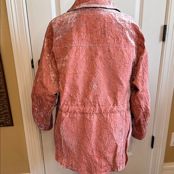 Tory Burch Velvet Anorak in Holiday Rose - Picture 6 of 16